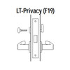 45H0LT3H629 Best 40H Series Privacy Heavy Duty Mortise Lever Lock with Solid Tube Return Style in Bright Stainless Steel