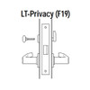 45H0LT14H622 Best 40H Series Privacy Heavy Duty Mortise Lever Lock with Curved with Return Style in Black