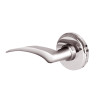 45H0N17LH629 Best 40H Series Passage Heavy Duty Mortise Lever Lock with Gull Wing LH in Bright Stainless Steel