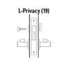 45H0L17LR613 Best 40H Series Privacy with Deadbolt Heavy Duty Mortise Lever Lock with Gull Wing LH in Oil Rubbed Bronze