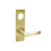 ML2057-ASP-605-LC Corbin Russwin ML2000 Series Mortise Storeroom Locksets with Armstrong Lever in Bright Brass