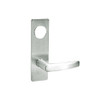 ML2058-ASP-618-CL6 Corbin Russwin ML2000 Series IC 6-Pin Less Core Mortise Entrance Holdback Locksets with Armstrong Lever in Bright Nickel