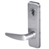 45H0L16J626 Best 40H Series Privacy with Deadbolt Heavy Duty Mortise Lever Lock with Curved with No Return in Satin Chrome