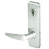 45H0L16J618 Best 40H Series Privacy with Deadbolt Heavy Duty Mortise Lever Lock with Curved with No Return in Bright Nickel