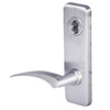 45H0L17LJ626 Best 40H Series Privacy with Deadbolt Heavy Duty Mortise Lever Lock with Gull Wing LH in Satin Chrome