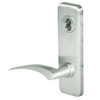 45H0L17LJ618 Best 40H Series Privacy with Deadbolt Heavy Duty Mortise Lever Lock with Gull Wing LH in Bright Nickel