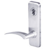 45H0L17LJ625 Best 40H Series Privacy with Deadbolt Heavy Duty Mortise Lever Lock with Gull Wing LH in Bright Chrome