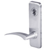 45H0LB17RJ626 Best 40H Series Privacy with Deadbolt Heavy Duty Mortise Lever Lock with Gull Wing RH in Satin Chrome