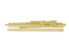 6035-H-BUMPER-US4 LCN Door Closer Hold Open Track with BUMPER in Satin Brass Finish