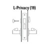 45H0L17LM613 Best 40H Series Privacy with Deadbolt Heavy Duty Mortise Lever Lock with Gull Wing LH in Oil Rubbed Bronze