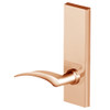 45H0L17RM612 Best 40H Series Privacy with Deadbolt Heavy Duty Mortise Lever Lock with Gull Wing RH in Satin Bronze