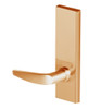 45H0LB16M612 Best 40H Series Privacy with Deadbolt Heavy Duty Mortise Lever Lock with Curved with No Return in Satin Bronze