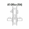 45H7AT3M606 Best 40H Series Office Heavy Duty Mortise Lever Lock with Solid Tube Return Style in Satin Brass