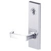 45H7AT15M625 Best 40H Series Office Heavy Duty Mortise Lever Lock with Contour with Angle Return Style in Bright Chrome