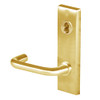 45H7A3M605 Best 40H Series Office Heavy Duty Mortise Lever Lock with Solid Tube Return Style in Bright Brass