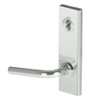 45H7R12M618 Best 40H Series Classroom Heavy Duty Mortise Lever Lock with Solid Tube with No Return in Bright Nickel
