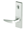 45H7AB16M618 Best 40H Series Office with Deadbolt Heavy Duty Mortise Lever Lock with Curved with No Return in Bright Nickel