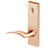 45H7TA17RM612 Best 40H Series Dormitory with Deadbolt Heavy Duty Mortise Lever Lock with Gull Wing RH in Satin Bronze