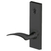 45H7TD17RM622 Best 40H Series Dormitory with Deadbolt Heavy Duty Mortise Lever Lock with Gull Wing RH in Black