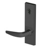 45H7RHB16M622 Best 40H Series Classroom Holdback Heavy Duty Mortise Lever Lock with Curved with No Return in Black
