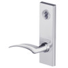 45H7H17LM626 Best 40H Series Hotel with Deadbolt Heavy Duty Mortise Lever Lock with Gull Wing LH in Satin Chrome