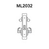 ML2032-CSN-630-LC Corbin Russwin ML2000 Series Mortise Institution Locksets with Citation Lever in Satin Stainless