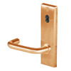 45H7TA3N612 Best 40H Series Dormitory with Deadbolt Heavy Duty Mortise Lever Lock with Solid Tube Return Style in Satin Bronze
