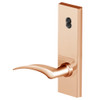 45H7H17LN612 Best 40H Series Hotel with Deadbolt Heavy Duty Mortise Lever Lock with Gull Wing LH in Satin Bronze