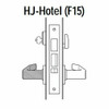 45H7HJ17LN613 Best 40H Series Hotel with Deadbolt Heavy Duty Mortise Lever Lock with Gull Wing LH in Oil Rubbed Bronze