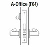 45H7A17LN605 Best 40H Series Office Heavy Duty Mortise Lever Lock with Gull Wing LH in Bright Brass