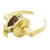 7KC40L14DSTK605 Best 7KC Series Privacy Medium Duty Cylindrical Lever Locks with Curved Return Design in Bright Brass
