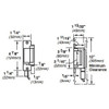 6211-DS-LC-24VDC-US10 Von Duprin Electric Strike for Mortise or Cylindrical Devices in Satin Bronze Finish