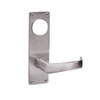 ML2054-NSN-630-CL7 Corbin Russwin ML2000 Series IC 7-Pin Less Core Mortise Entrance Locksets with Newport Lever in Satin Stainless