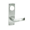 ML2058-NSN-618-M31 Corbin Russwin ML2000 Series Mortise Entrance Holdback Trim Pack with Newport Lever in Bright Nickel