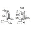 6211-FS-DS-LC-24VDC-US3 Von Duprin Electric Strike for Mortise or Cylindrical Devices in Bright Brass Finish