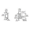 6211WF-DS-12VDC-US10 Von Duprin Electric Strike for Mortise or Cylindrical Devices in Satin Bronze Finish