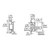 6211WF-DS-12VDC-US10B Von Duprin Electric Strike for Mortise or Cylindrical Devices in Dark Bronze Finish