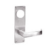 ML2042-NSN-629-CL6 Corbin Russwin ML2000 Series IC 6-Pin Less Core Mortise Entrance Locksets with Newport Lever in Bright Stainless Steel