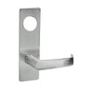 ML2054-NSM-619-CL6 Corbin Russwin ML2000 Series IC 6-Pin Less Core Mortise Entrance Locksets with Newport Lever in Satin Nickel