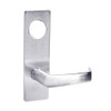 ML2082-NSM-625-LC Corbin Russwin ML2000 Series Mortise Dormitory or Exit Locksets with Newport Lever with Deadbolt in Bright Chrome