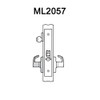 ML2057-NSP-605-LC Corbin Russwin ML2000 Series Mortise Storeroom Locksets with Newport Lever in Bright Brass