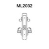 ML2032-NSP-629 Corbin Russwin ML2000 Series Mortise Institution Locksets with Newport Lever in Bright Stainless Steel