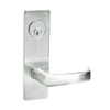 ML2024-NSP-618 Corbin Russwin ML2000 Series Mortise Entrance Locksets with Newport Lever and Deadbolt in Bright Nickel