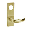 ML2054-PSM-606-CL6 Corbin Russwin ML2000 Series IC 6-Pin Less Core Mortise Entrance Locksets with Princeton Lever in Satin Brass