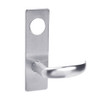 ML2048-PSN-625-CL7 Corbin Russwin ML2000 Series IC 7-Pin Less Core Mortise Entrance Locksets with Princeton Lever in Bright Chrome