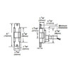 6221-DS-LC-24VDC-US3 Von Duprin Electric Strike for Mortise or Cylindrical Locksets in Bright Brass Finish