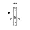 AUR8808FL-613E Yale 8800FL Series Single Cylinder Mortise Classroom Locks with Augusta Lever in Dark Satin Bronze