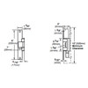 6214-DS-LC-24VDC-US3 Von Duprin Electric Strike for Mortise or Cylindrical Locksets in Bright Brass Finish