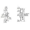 6215-DS-24VDC-US3 Von Duprin Electric Strike for Mortise or Cylindrical Locksets in Bright Brass Finish