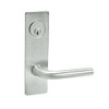 ML2068-RSN-618 Corbin Russwin ML2000 Series Mortise Privacy or Apartment Locksets with Regis Lever in Bright Nickel